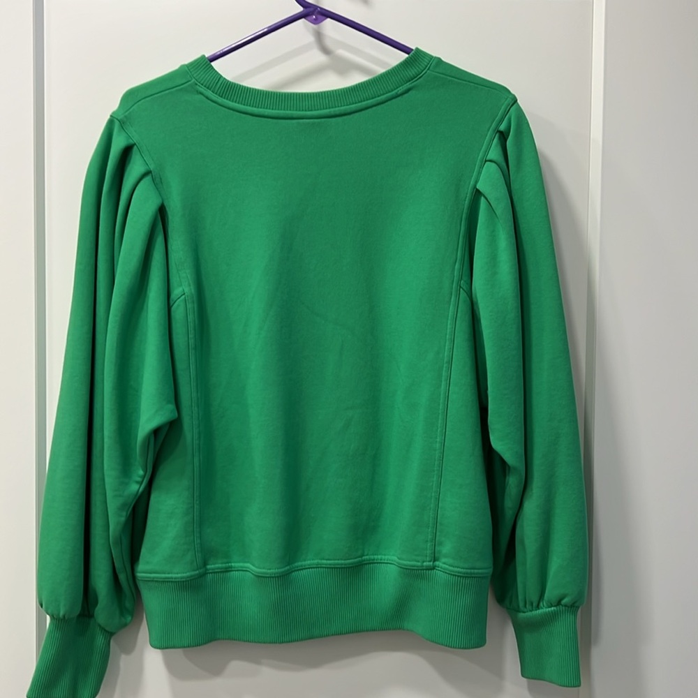 A new day Green dressy Sweatshirt Top - XL - Picture 5 of 9